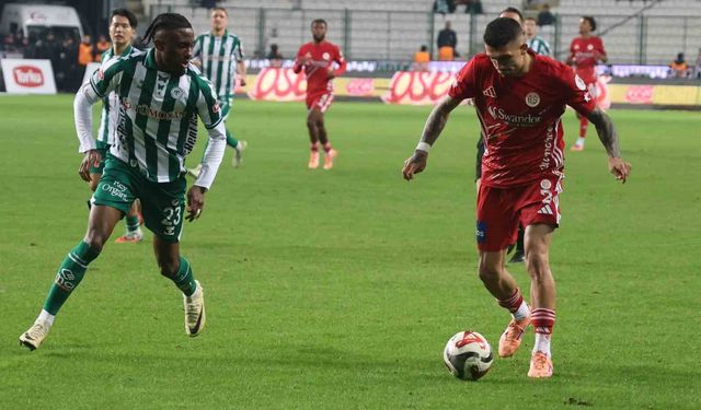 Trendyol Süper Lig: Konyaspor: 0 - Antalyaspor: 0 (Maç sonucu)