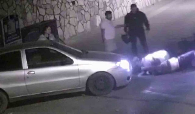 Üsküdar'da yol verme tartışması yumruklu kavgaya dönüştü