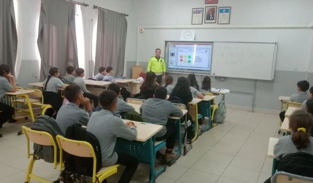 Yenipazar’da öğrencilere trafik eğitimi verildi