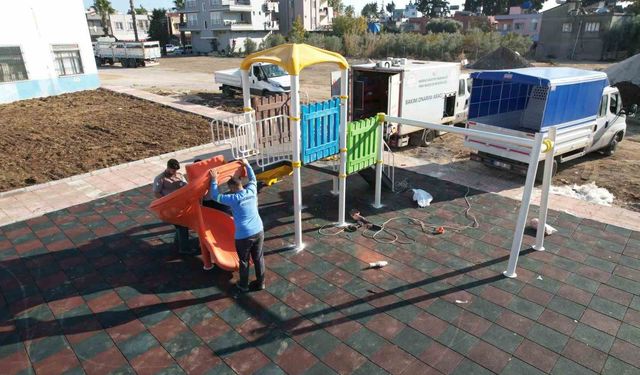 Akdeniz'de bir park daha yenilendi