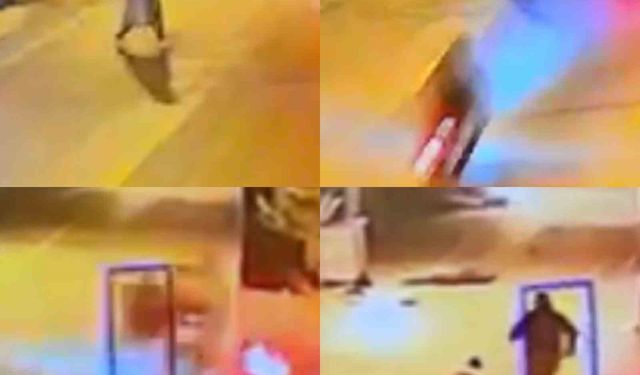 Kaza anı kamerada: Motosikletlinin çarptığı yaya hayatını kaybetti