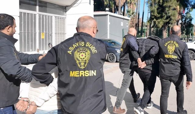 Mersin'de kurşunlama ve yaralama olaylarına karışan şüpheliler yakalandı