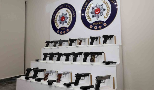 Mersin'de son bir ayda bin 50 şüpheli gözaltına alındı