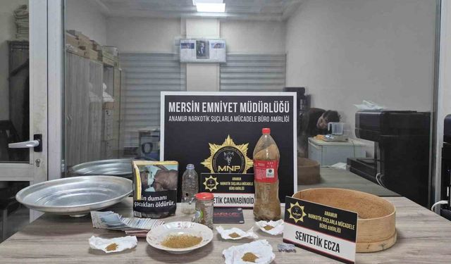 Anamur'da uyuşturucu operasyonu: 2 tutuklama