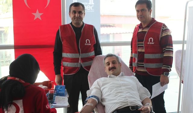 ÖNDER ve Kızılay’dan Mersin’de Kan Bağışı Hamlesi
