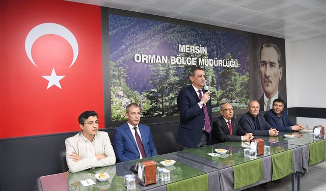 Mersin’de Orman Personeli Bayramlaştı