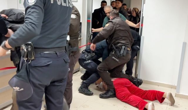 Oğul annesinin sevgilisini bıçakladı, anne ise polis memurunu tokatladı