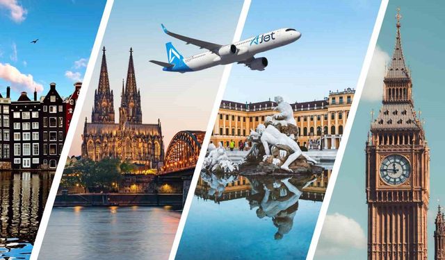 AJet'ten yurt dışı seyahatlerde yüzde 25 İndirim