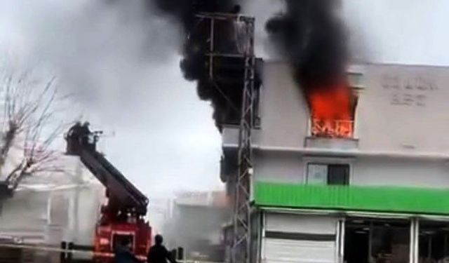 Batman'da korkutan yangın