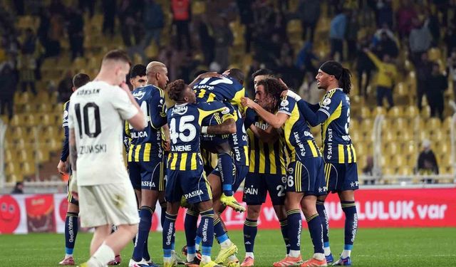 Fenerbahçe, Gaziantep FK'yı üst üste 12. kez mağlup etti