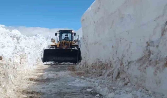 Hizan'da çığ ve kar engeli
