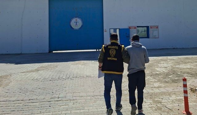 31 yıl hapisle aranan şahıs Bandırma'da yakalandı