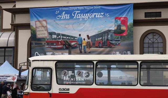 Balıkesir'de toplu taşıma gününde nostalji rüzgârı