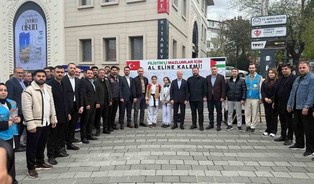 Bursalılar, Filistin için tarihe not düştü