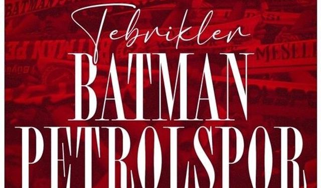 Cumhurbaşkanı Erdoğan'dan Batman Petrolspor'a tebrik mesajı