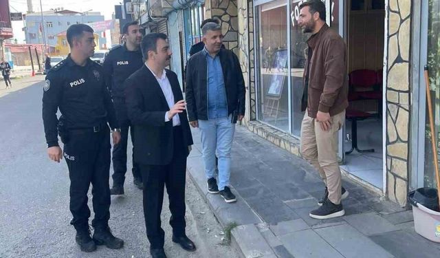 Dicle Kaymakamı Atış, esnaf ve vatandaşlarla bir araya geldi