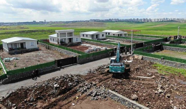 Diyarbakır'da kaymakamlık kaçak yapıları tek tek yıktı