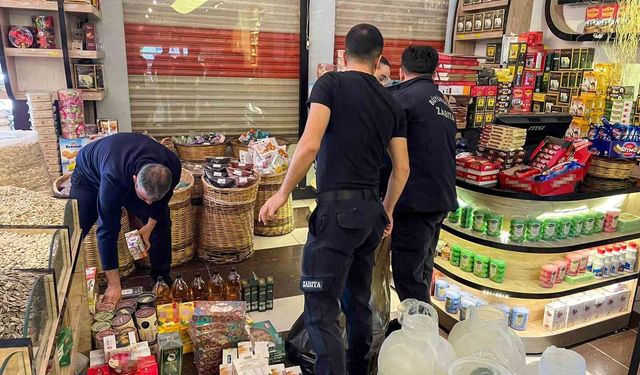 Diyarbakır'da tarihi geçmiş ürünlere el konuldu