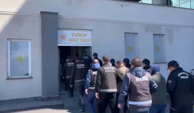 Erzincan'da tefecilik ve yağma operasyonu