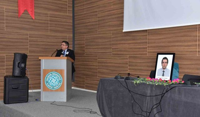 Hayatını kaybeden araştırma görevlisi için okulunda tören düzenlendi