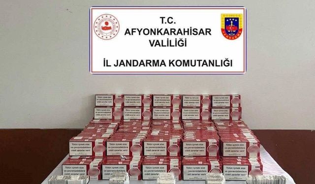 Jandarmadan kaçak makaron operasyonu