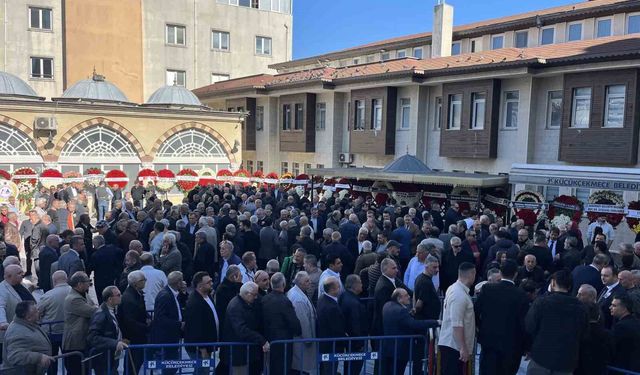 Küçükçekmece Belediye Başkanı Çebi'nin kardeşi Ömer Çebi son yolculuğuna uğurlandı