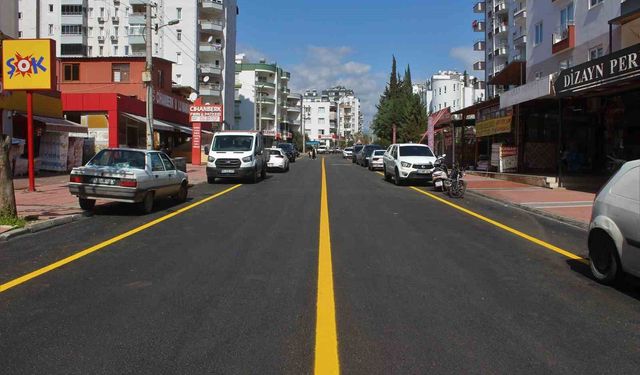 Mersin Büyükşehir Belediyesi Mezitli Yeni Mahalle yolunu yeniledi