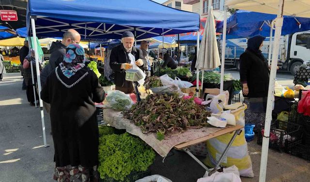 Şifa dağıtan kaldirik otu tezgahlardaki yerini aldı