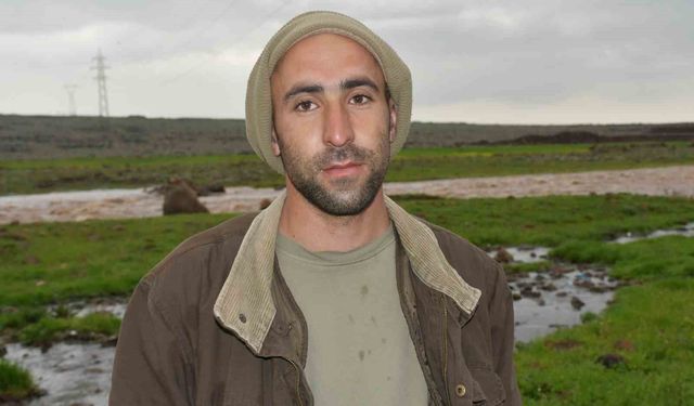 Siverek'te sağanak sonrası derede mahsur kalan çoban ve koyun sürüsü kurtarıldı