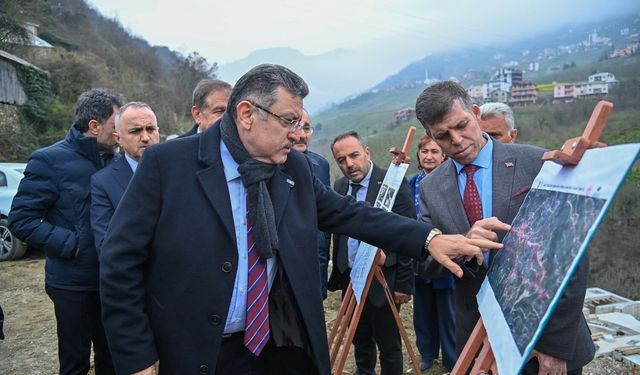 Trabzon'da Düzköy'e dev altyapı yatırımı
