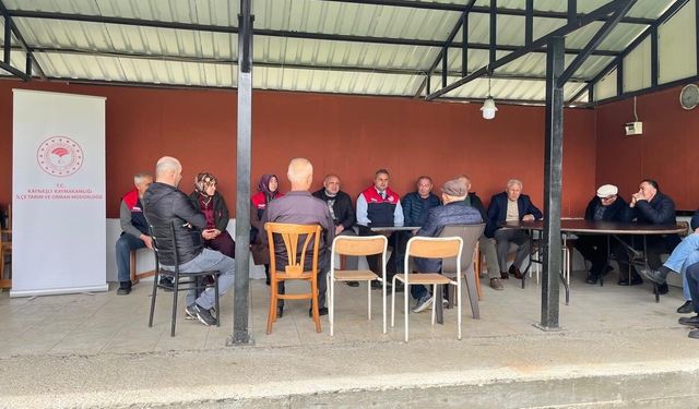 Yeşiltepe'de üreticilerle tarım ve destek buluşması