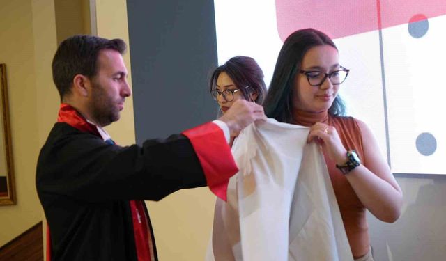 160 veteriner hekim adayı beyaz önlüklerini giydi
