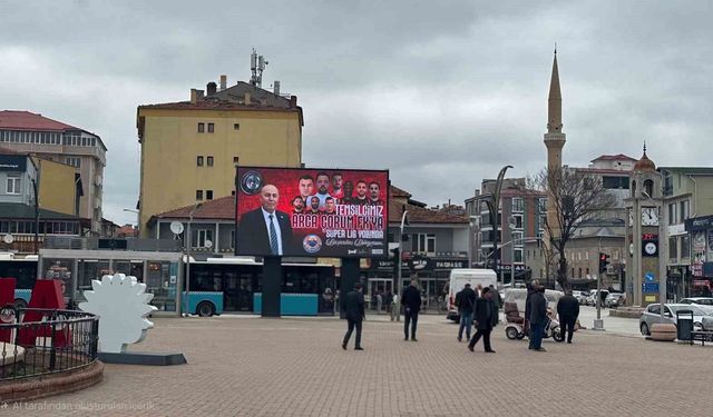 Alaca'da Çorum FK maçı heyecanı dev ekranda yaşanacak