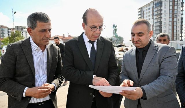 Başkan Geçit, Karakavak Mahallesindeki dönüşüm yatırımlarını inceledi