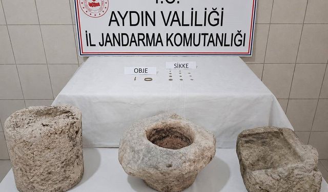 Bozdoğan'da tarihi eser operasyonu