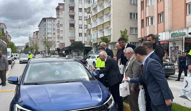 Çorum'da Trafik Haftası'nda öğrencilerle farkındalık oluşturuldu