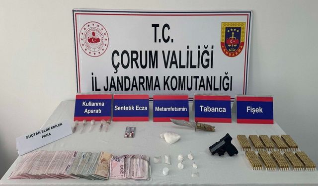 Çorum'da uyuşturucu operasyonu