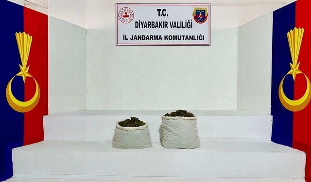 Diyarbakır'da 198 kilo esrar ele geçirildi