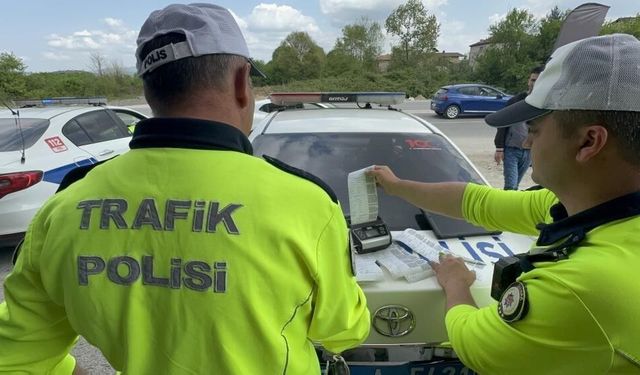 Düzce'de 161 araç trafikten men edildi