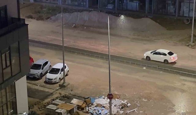 Edirne'de sağanak yağış etkili oldu
