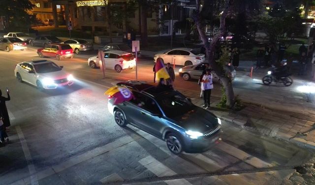 Galatasaray'ın şampiyonluğu Malatya'da kutlandı