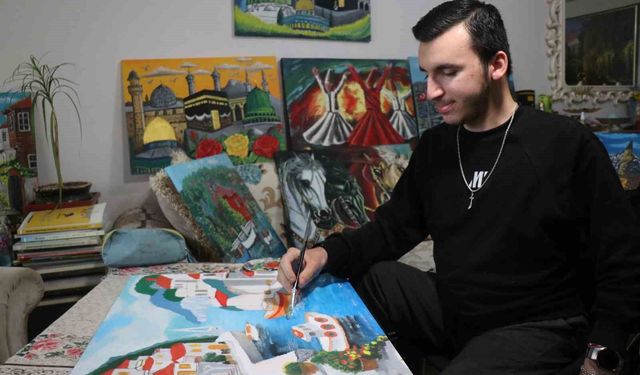 Hayatını 3 engelli oğluna adadı: Şair, ressam ve tiyatrocu kardeşler