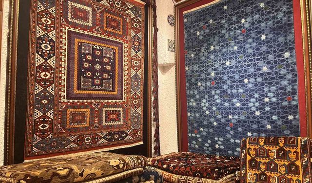 İzmir'de dokunan el halıları Türkiye ve Avrupa'daki sarayları süslüyor