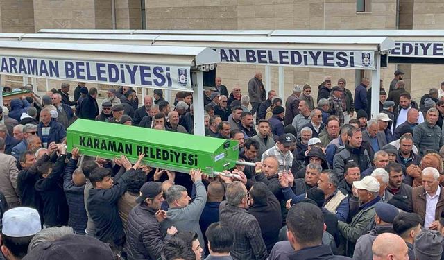 Karaman'da kazada hayatını kaybeden elektrikli bisiklet sürücüsü toprağa verildi