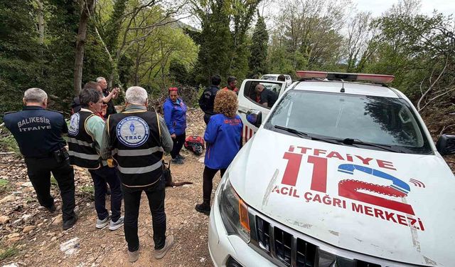 Kazdağları'nda kayıp şahıstan acı haber