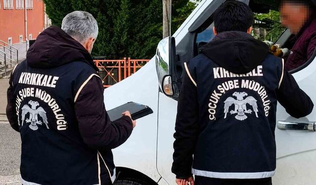 Kırıkkale'de okul çevrelerinde denetim