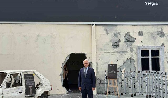 Malatya İş İnsanları Platformu 'Gazze Mektupları' sergisine katıldı