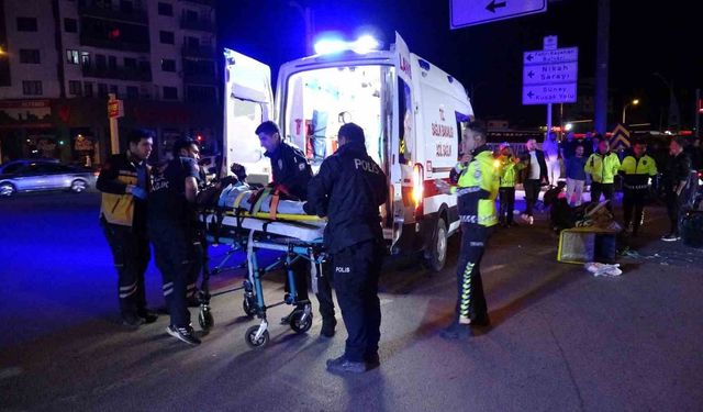Malatya'da cip ile motosiklet çarpıştı: Motokurye yaralandı