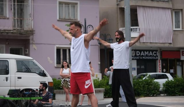Meydanda spor ve müzik coşkusu