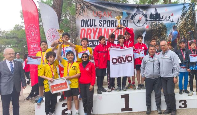 Oryantiring Türkiye ikinciliği Manisa'ya geldi